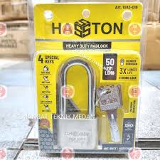 Gembok pagar rumah haston